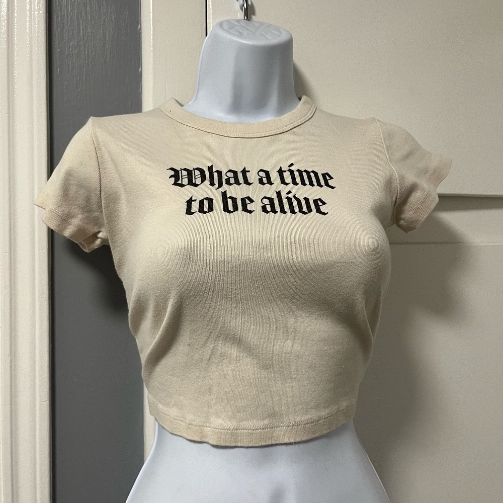 Nectar What A Time To Be Alive Graphic Baby Tee